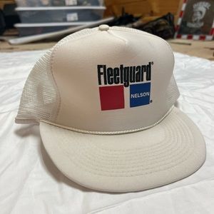 Vintage Trucker Hat - White “Fleetguard”